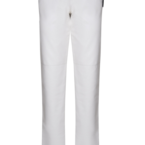 SS21 – THE TRILOGY PANT LEATHER WHITE