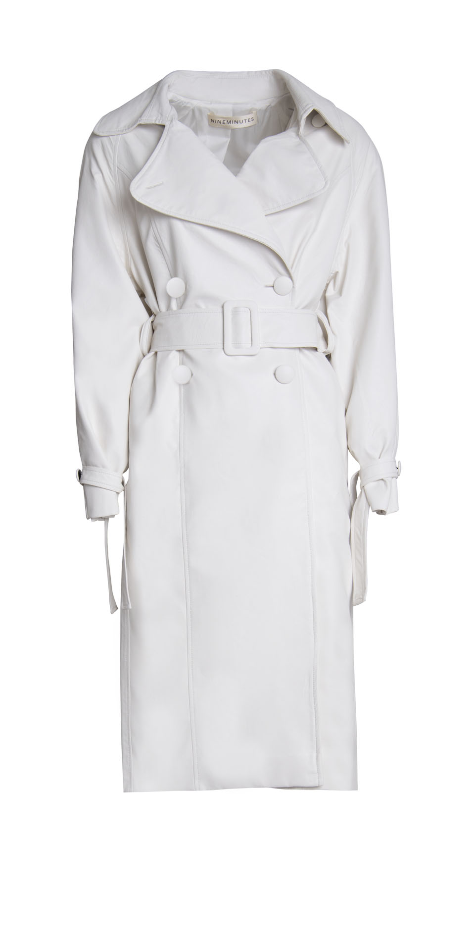 U&O – THE TRENCH LEATHER WHITE