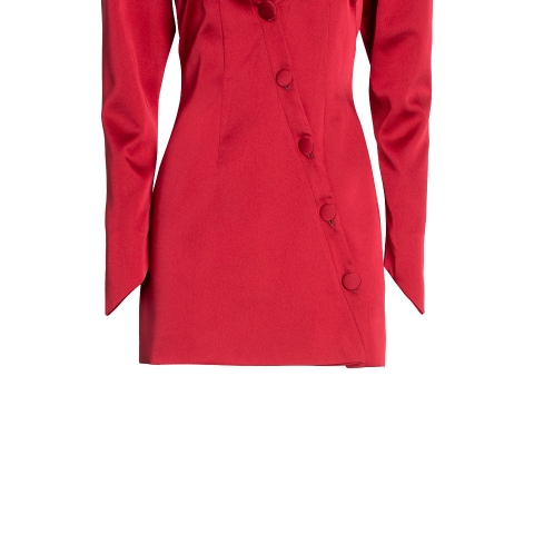 FW21.22 – THE RACHEL DRESS SILK RED