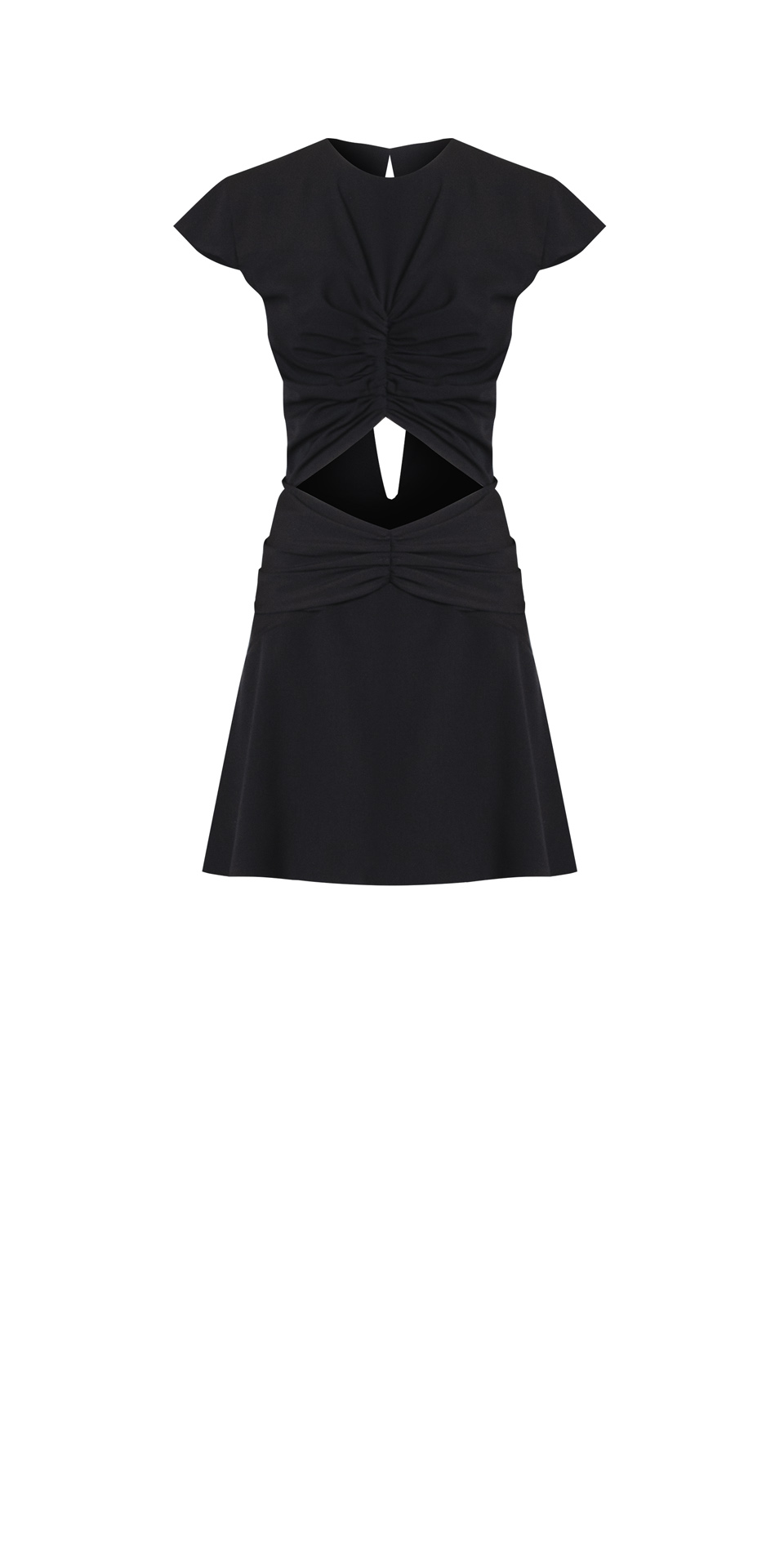 REVERSIBLE – THE BUTTERFLY DRESS CREPE BLACK
